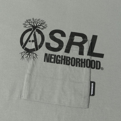 23SS SRL シェルテック オーバーサイズ ポケット Tシャツ(SRL . SHELTECH CREWNECK SS-2)