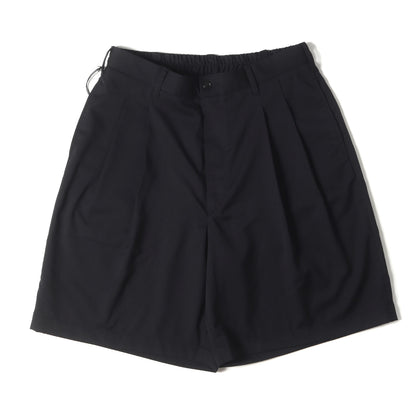 25SS 2タック ワイド イージーショーツ(Comfort Merino Saxony 2 Tuck Wide Easy Shorts)