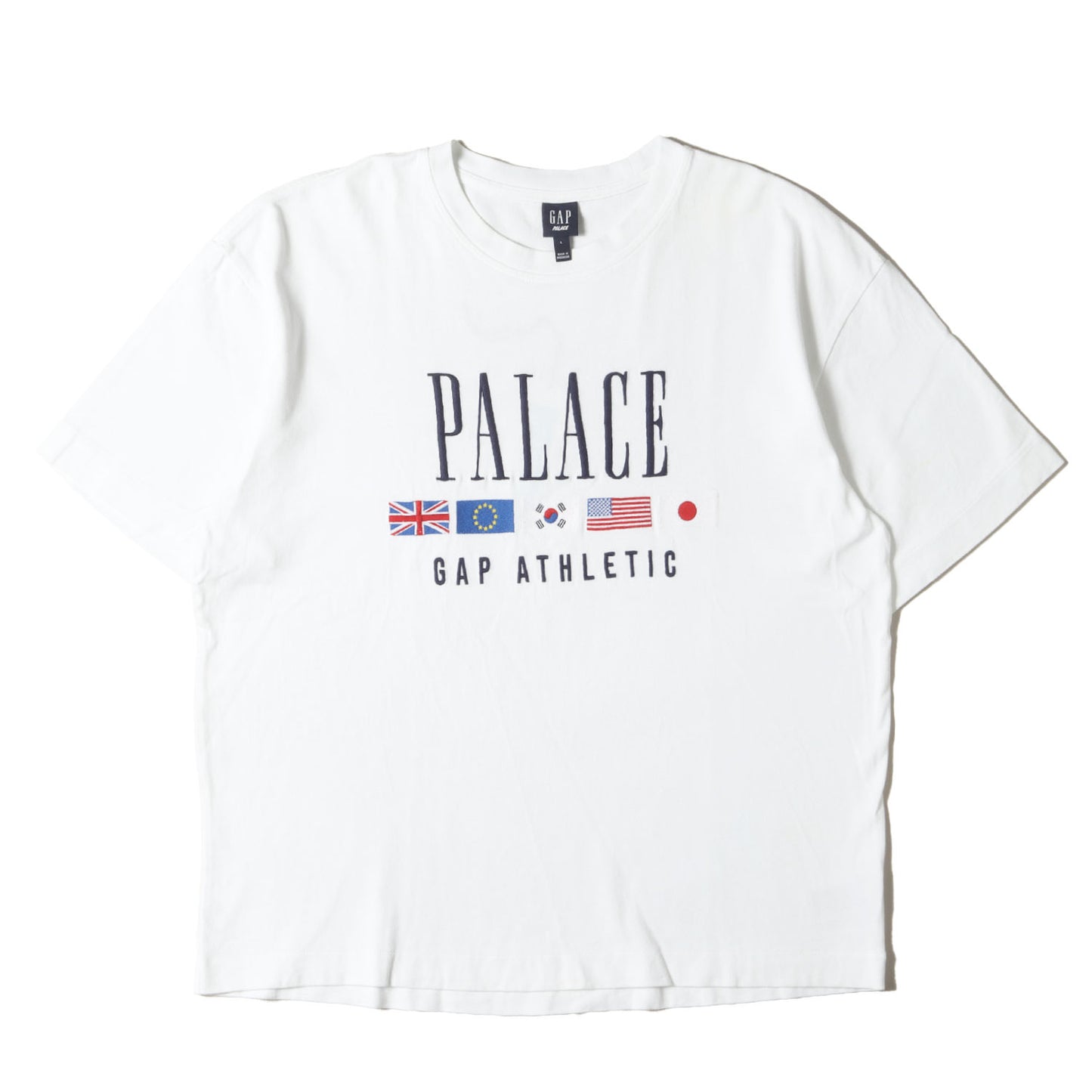 24SS ×GAP 国旗刺繍 ヘビーウェイト Tシャツ(Heavy Jersey T-Shirt)