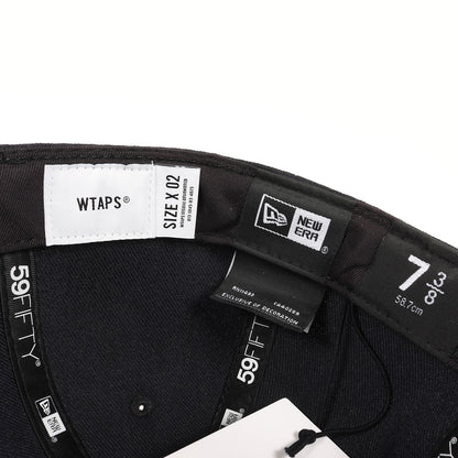 21AW ×NEW ERA WTロゴ刺繍 ベースボールキャップ(59FIFTY LOW PROFILE / CAP / POLY. TWILL)