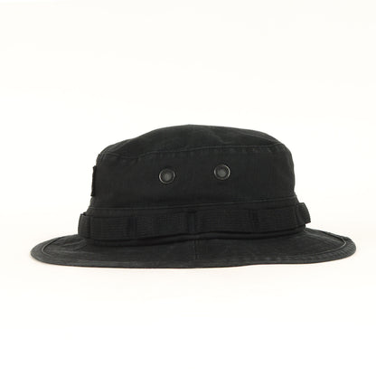 24SS ウォッシュド バックサテン ブーニーハット(Washed Canvas Boonie)