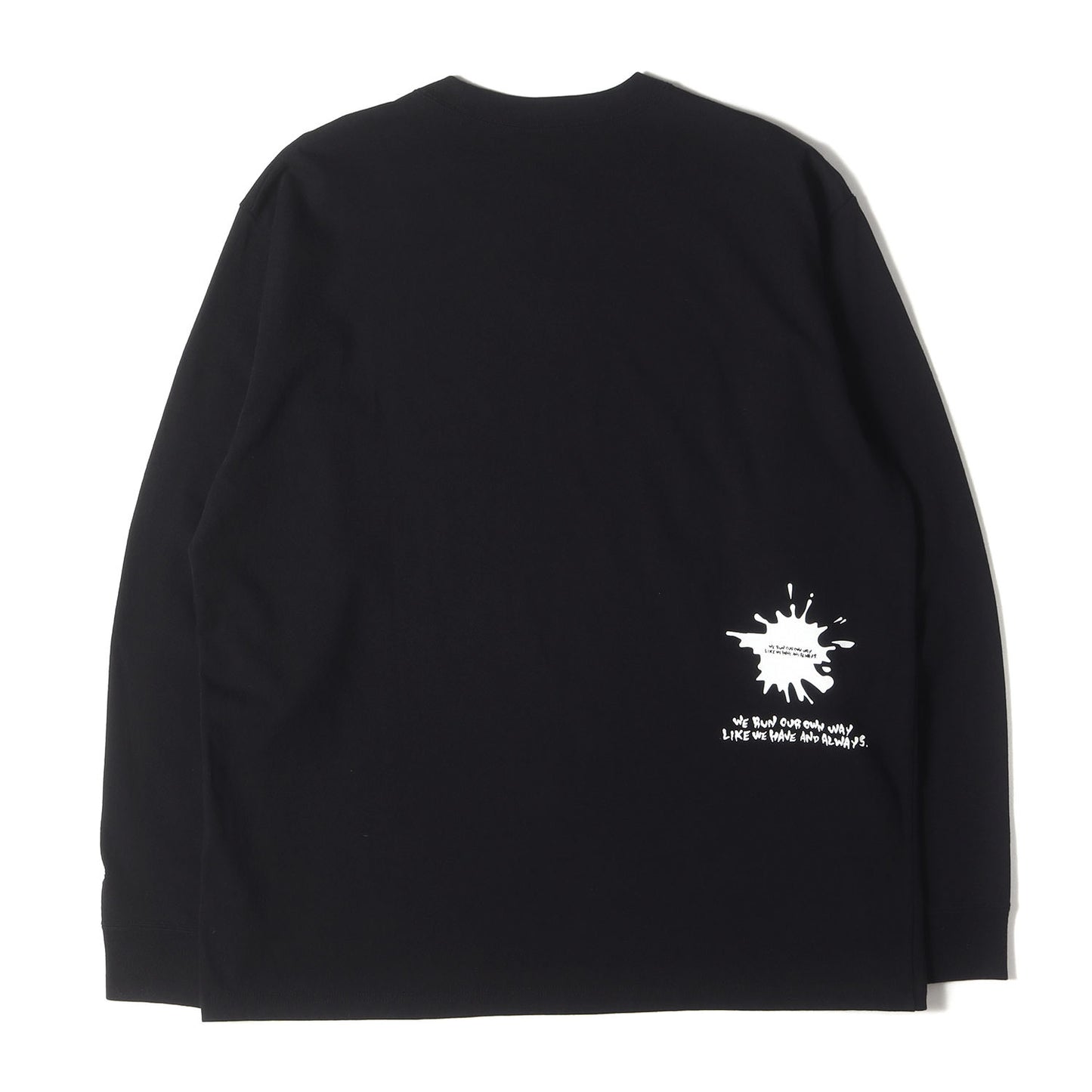 22SS WAY OF LIFEロゴ ロングスリーブ Tシャツ(BRUSH L/S TEE)