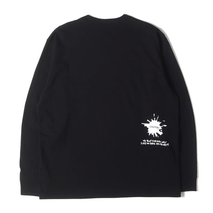 22SS WAY OF LIFEロゴ ロングスリーブ Tシャツ(BRUSH L/S TEE)