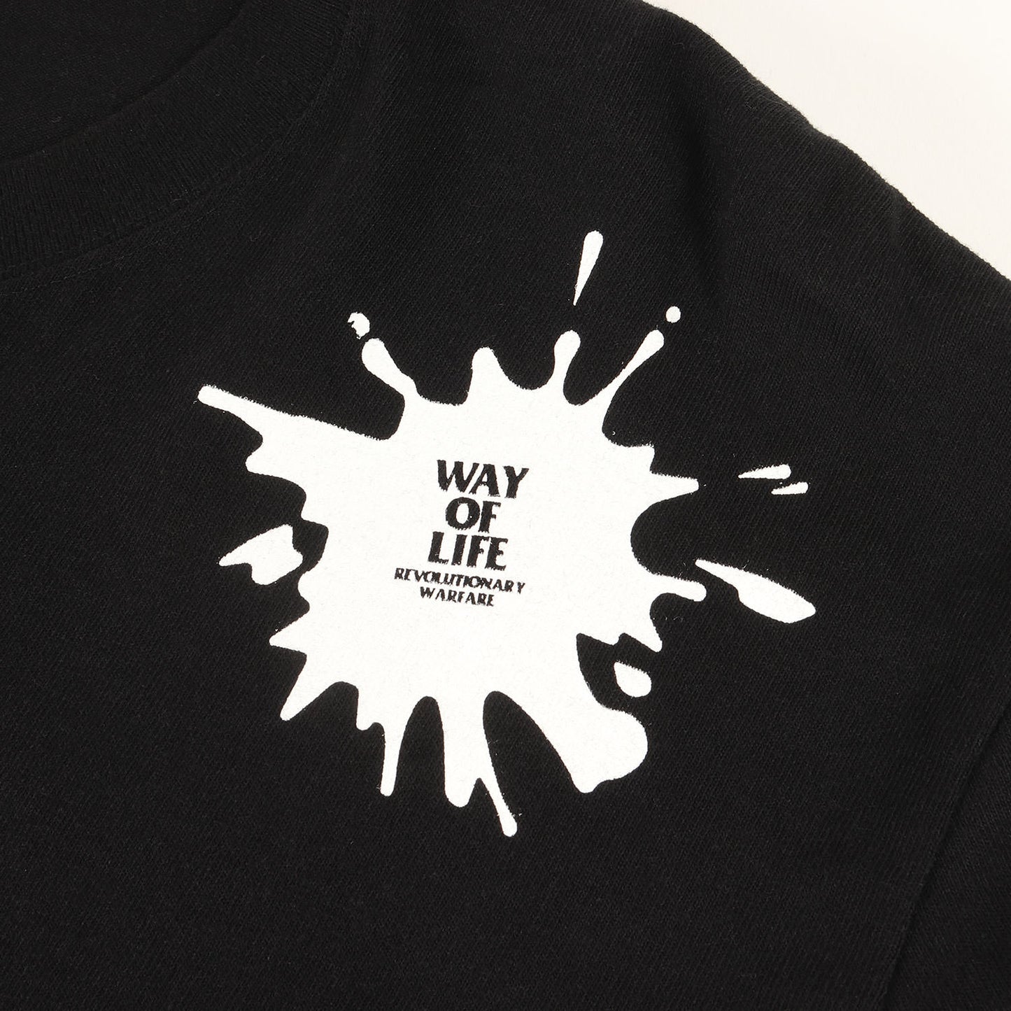 22SS WAY OF LIFEロゴ ロングスリーブ Tシャツ(BRUSH L/S TEE)