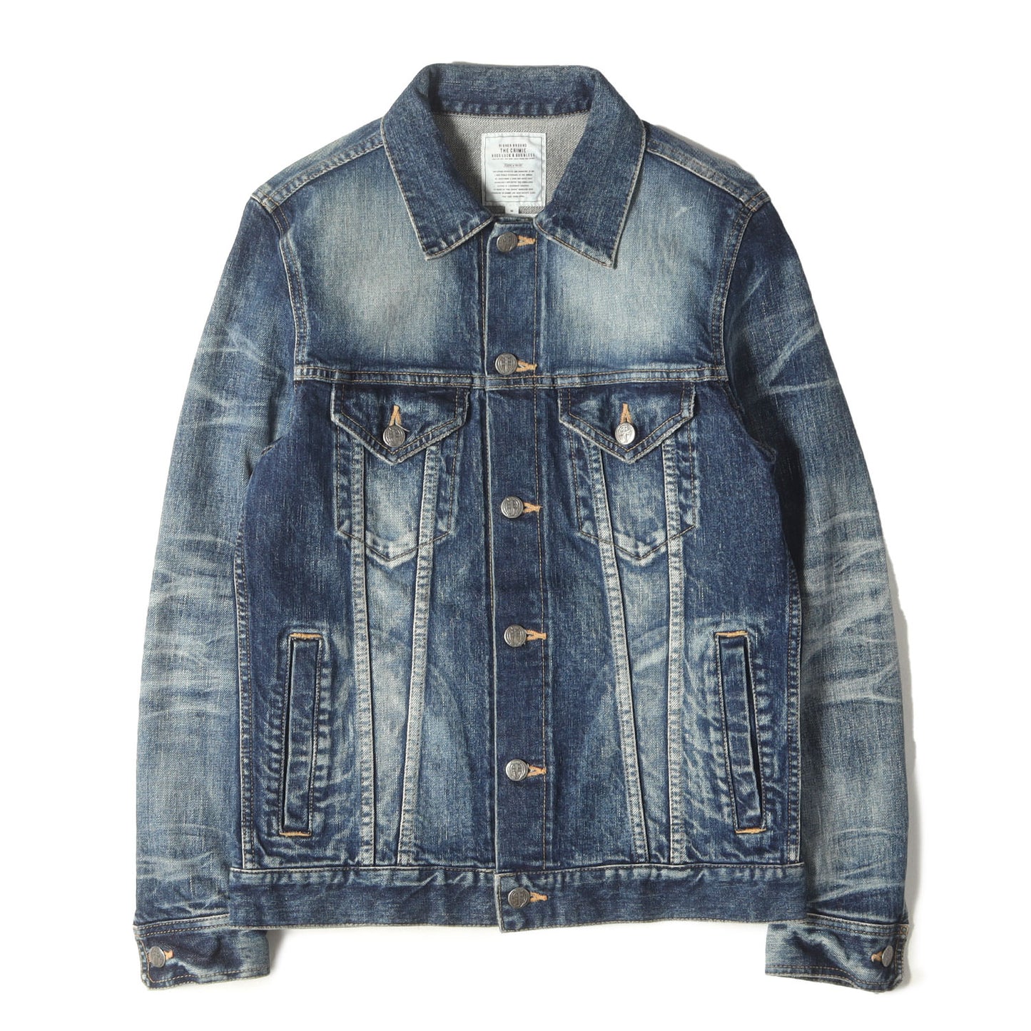 ヴィンテージ加工 3rdタイプ ストレッチ デニムジャケット