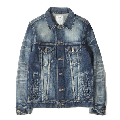 ヴィンテージ加工 3rdタイプ ストレッチ デニムジャケット