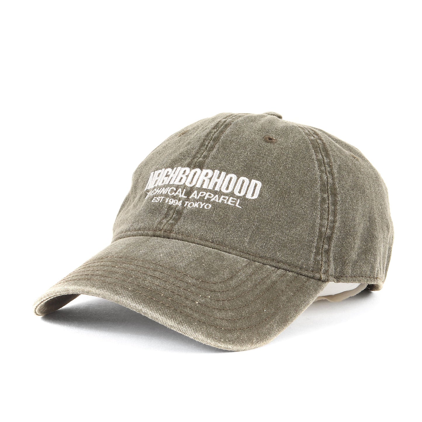 21SS ウォッシュ加工 コットンツイル 6パネルキャップ(CI / C-CAP)