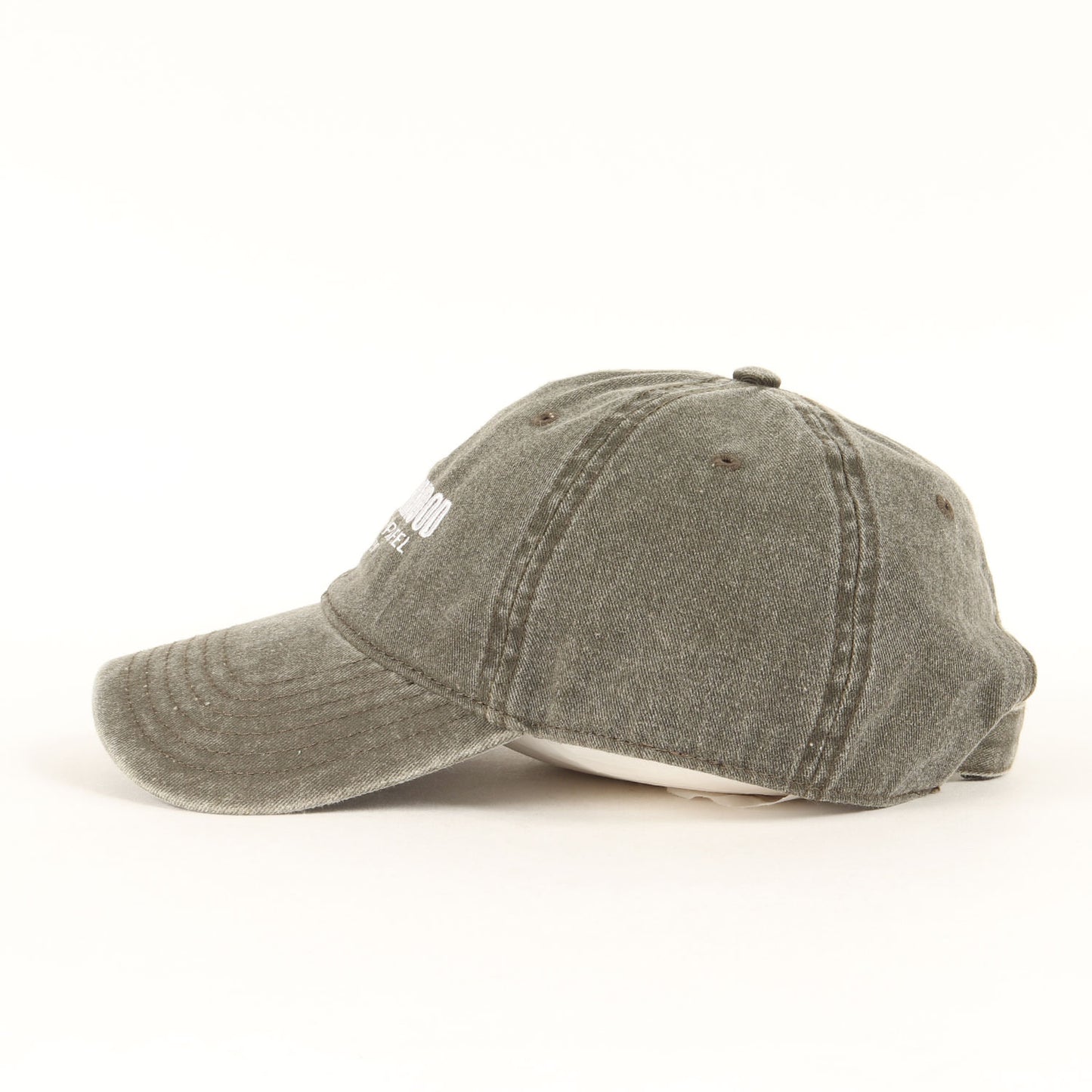 21SS ウォッシュ加工 コットンツイル 6パネルキャップ(CI / C-CAP)