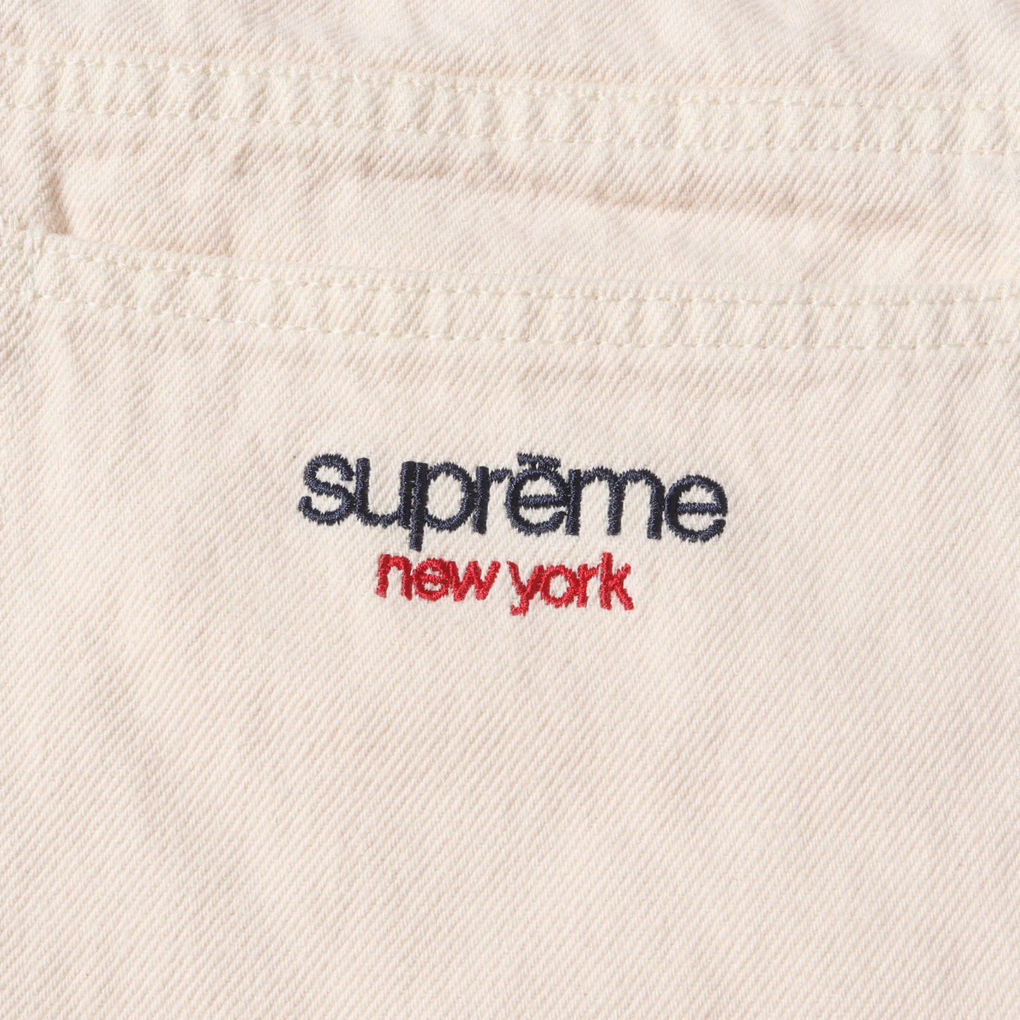 24SS クラシックロゴ刺繍 バギー デニムパンツ(Baggy Jean)