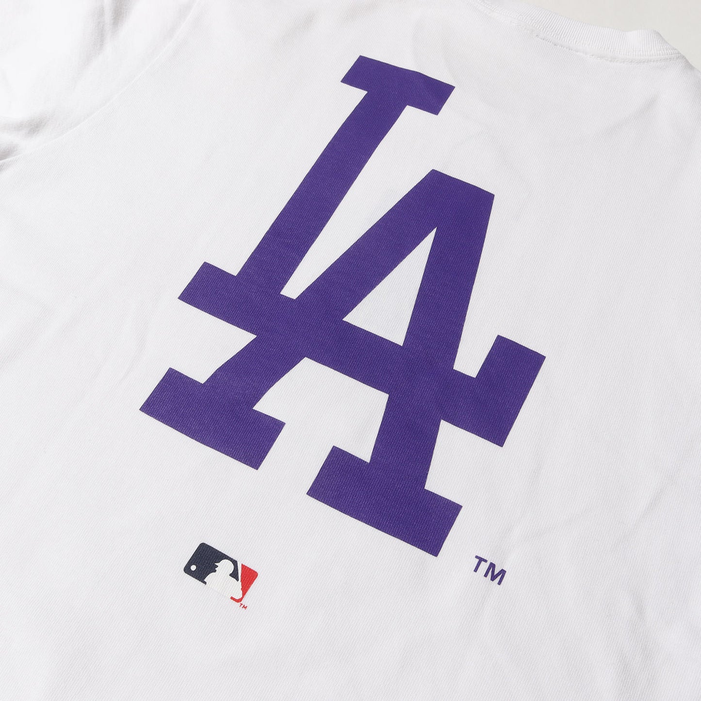 22SS ×mami ×Los Angeles Dodgers 少年イラスト ヘビー Tシャツ(LA Dodgers Boy Purple&Gold T-shirt)