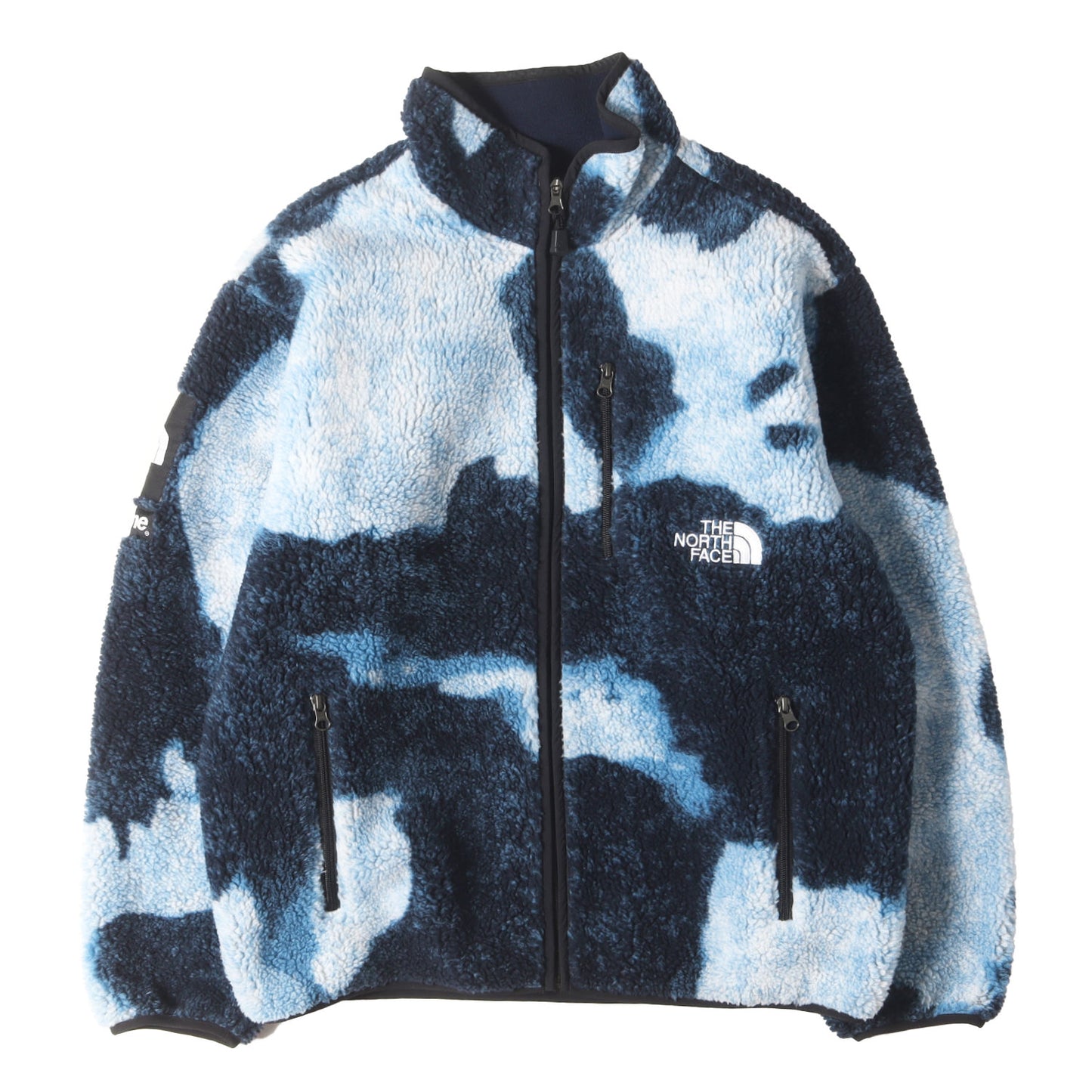21AW ×THE NORTH FACE ブリーチド デニム フリース ジャケット(Bleached Denim Fleece Jacket)