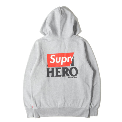 ×ANTIHERO コラボロゴ ジップ スウェットパーカー(Zip-Up Sweat Shirt)