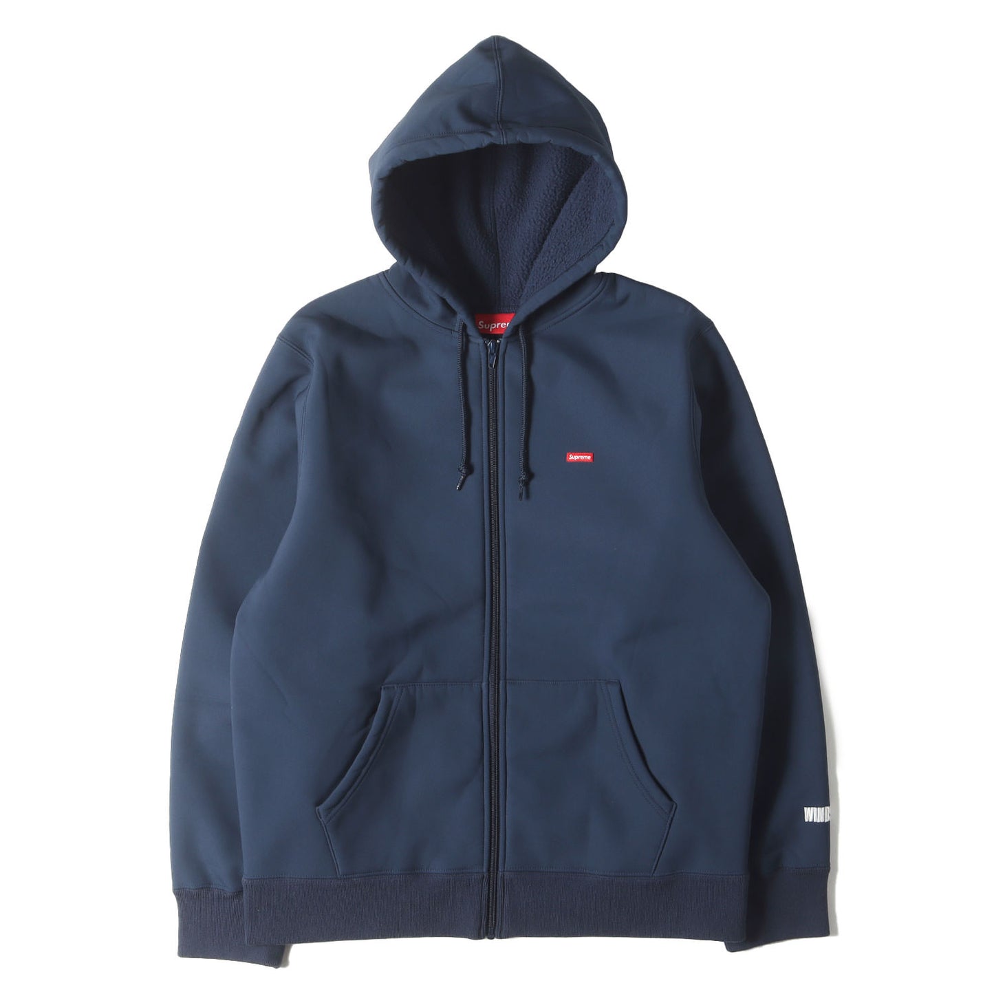 WINDSTOPPER スモールBOXロゴ フリース ジップ パーカー(Zip Up Hooded Sweatshirt)