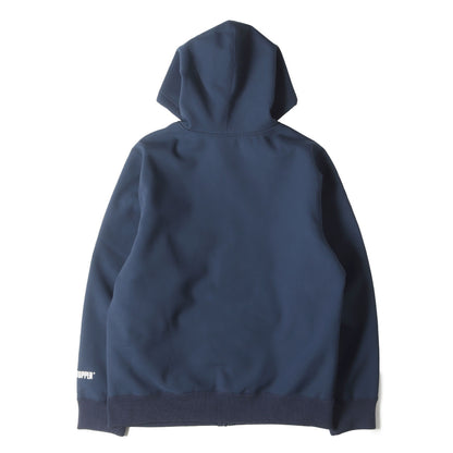WINDSTOPPER スモールBOXロゴ フリース ジップ パーカー(Zip Up Hooded Sweatshirt)