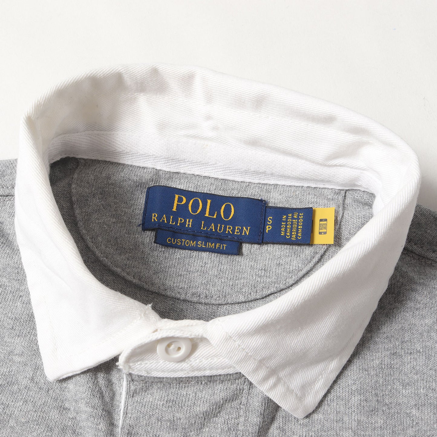 [現行モデル] ワンポイント刺繍 スリムフィット ラガーシャツ(CUSTOM SLIM FIT)