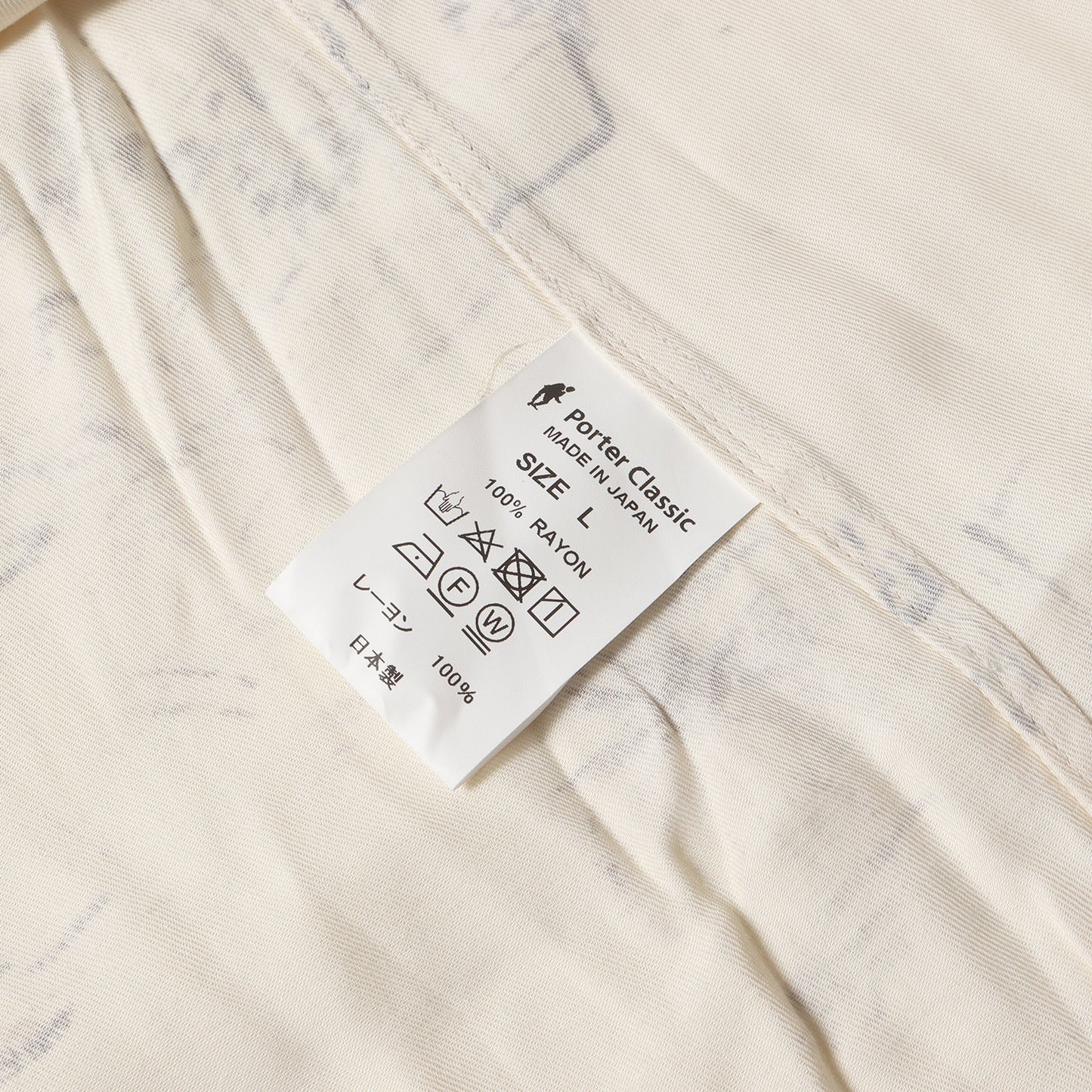 23AW スケッチ柄 オープンカラー レーヨンシャツ(SKETCH BOOK SHIRT)