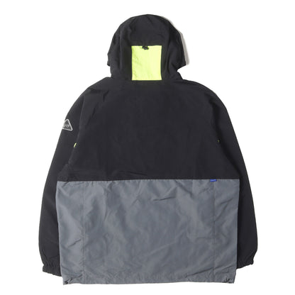 ハーフジップ ナイロン プルオーバージャケット