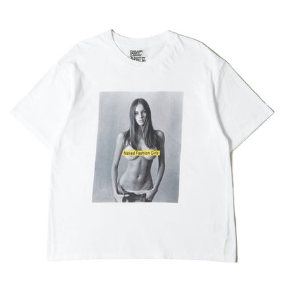 25SS ×Stie-lo ×Mike Dowson ヌードフォト Tシャツ(Naked Fashion Girls T-Shirt)