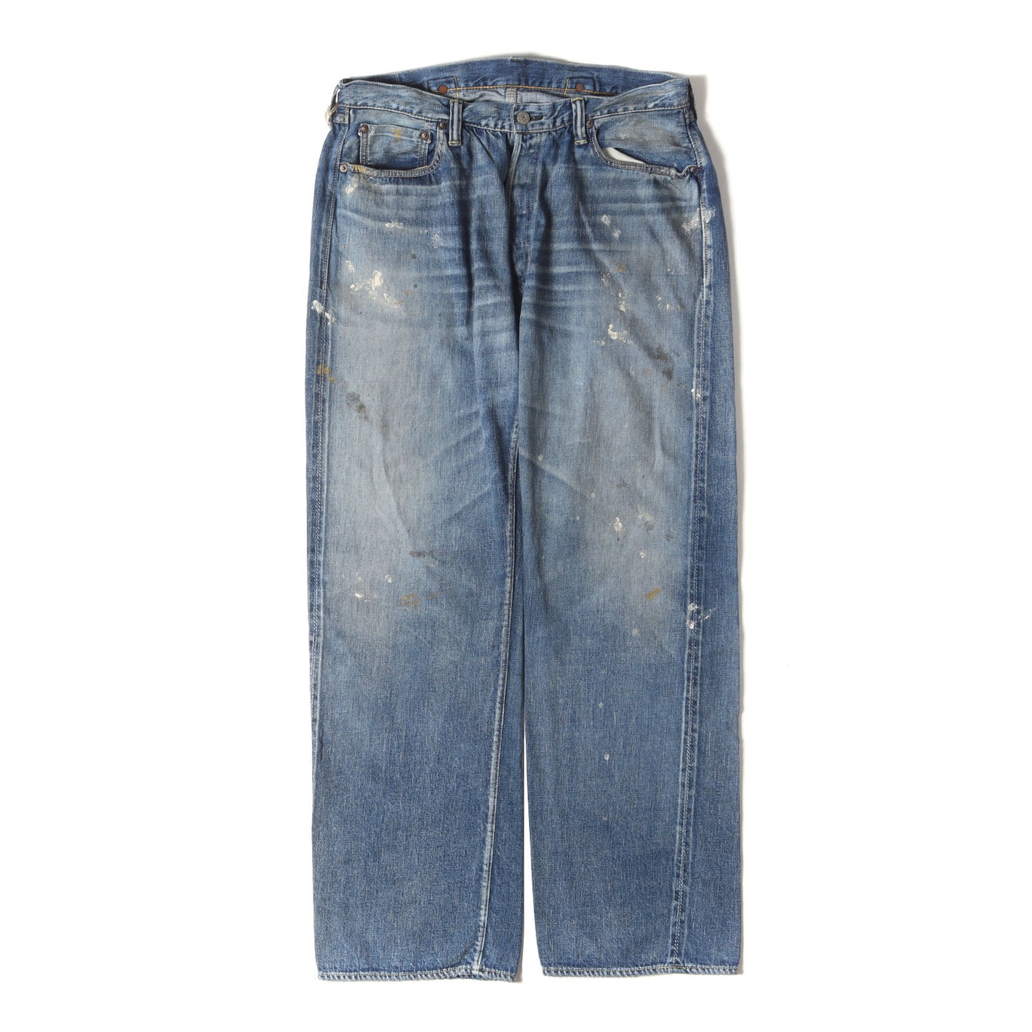 25SS ペンキ加工 ダートフォード デニムパンツ(1126HW 1937 Model Dartford Splatter)