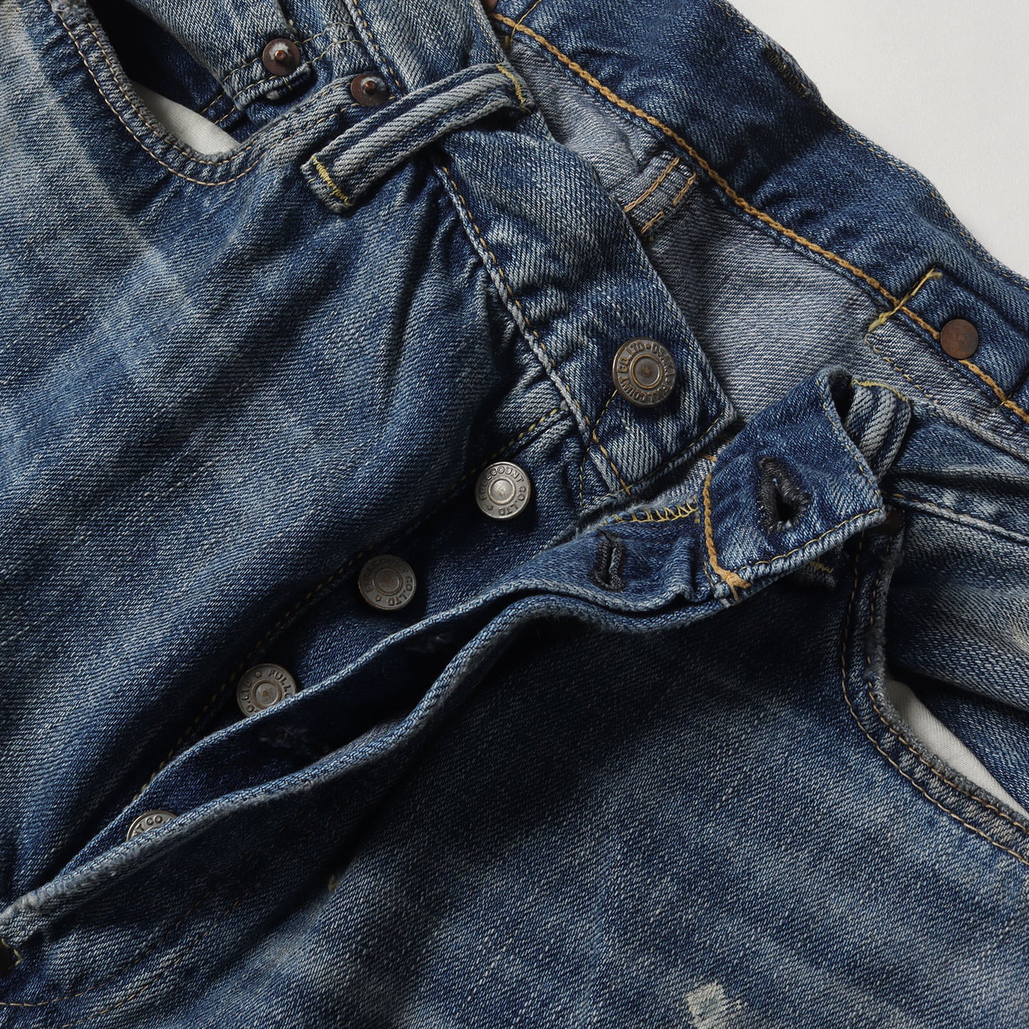 25SS ペンキ加工 ダートフォード デニムパンツ(1126HW 1937 Model Dartford Splatter)