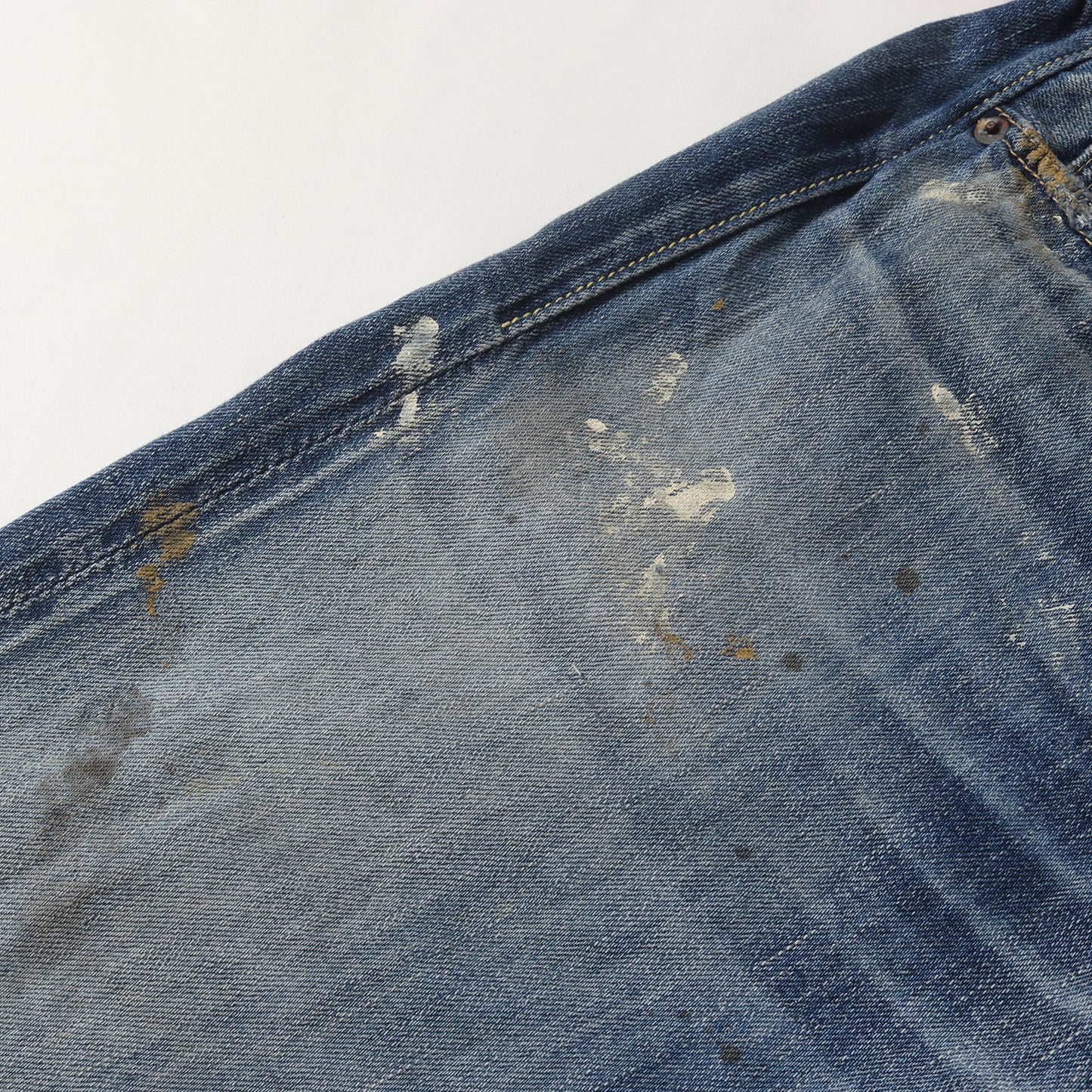 25SS ペンキ加工 ダートフォード デニムパンツ(1126HW 1937 Model Dartford Splatter)