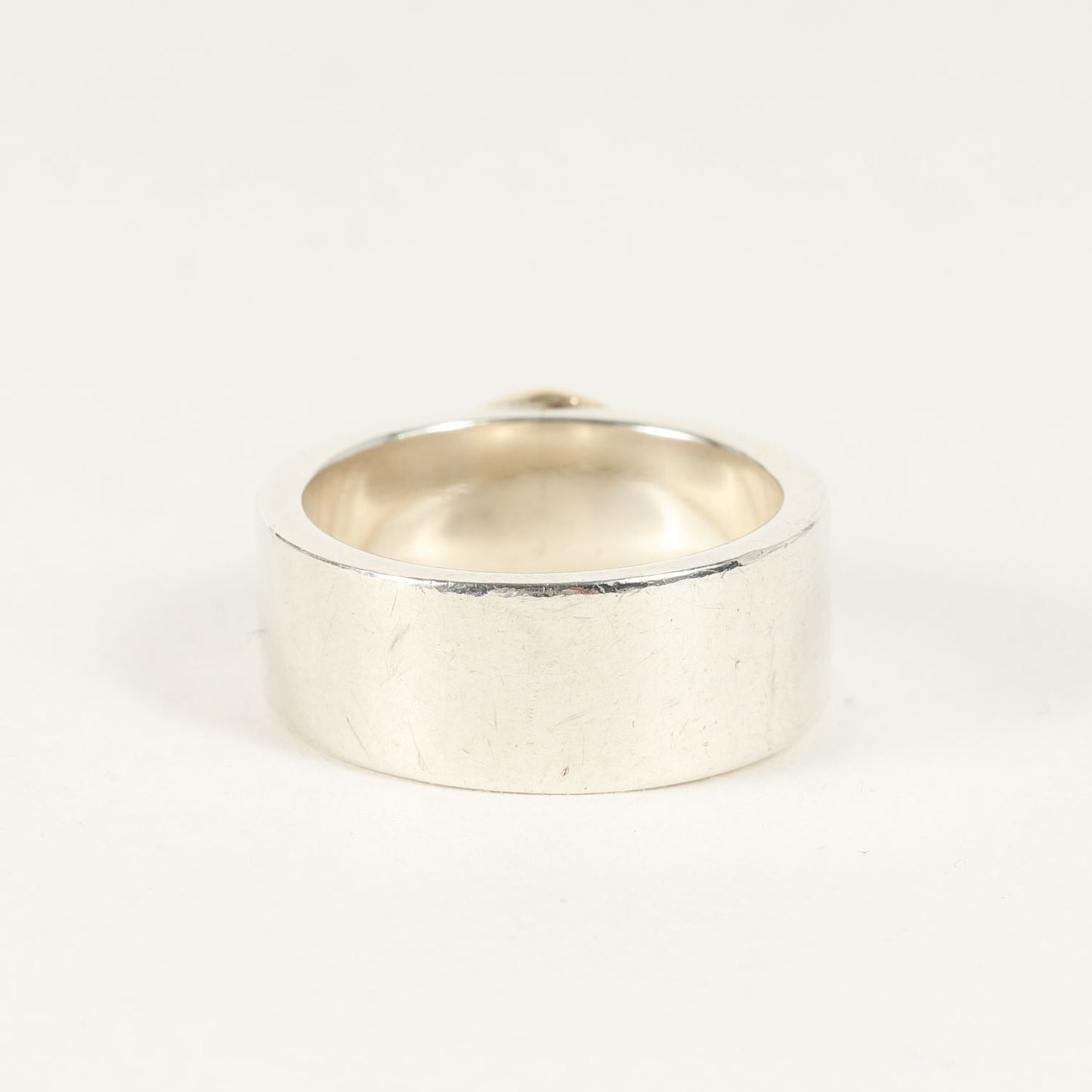 オールド 金メタル付き 平打ちリング