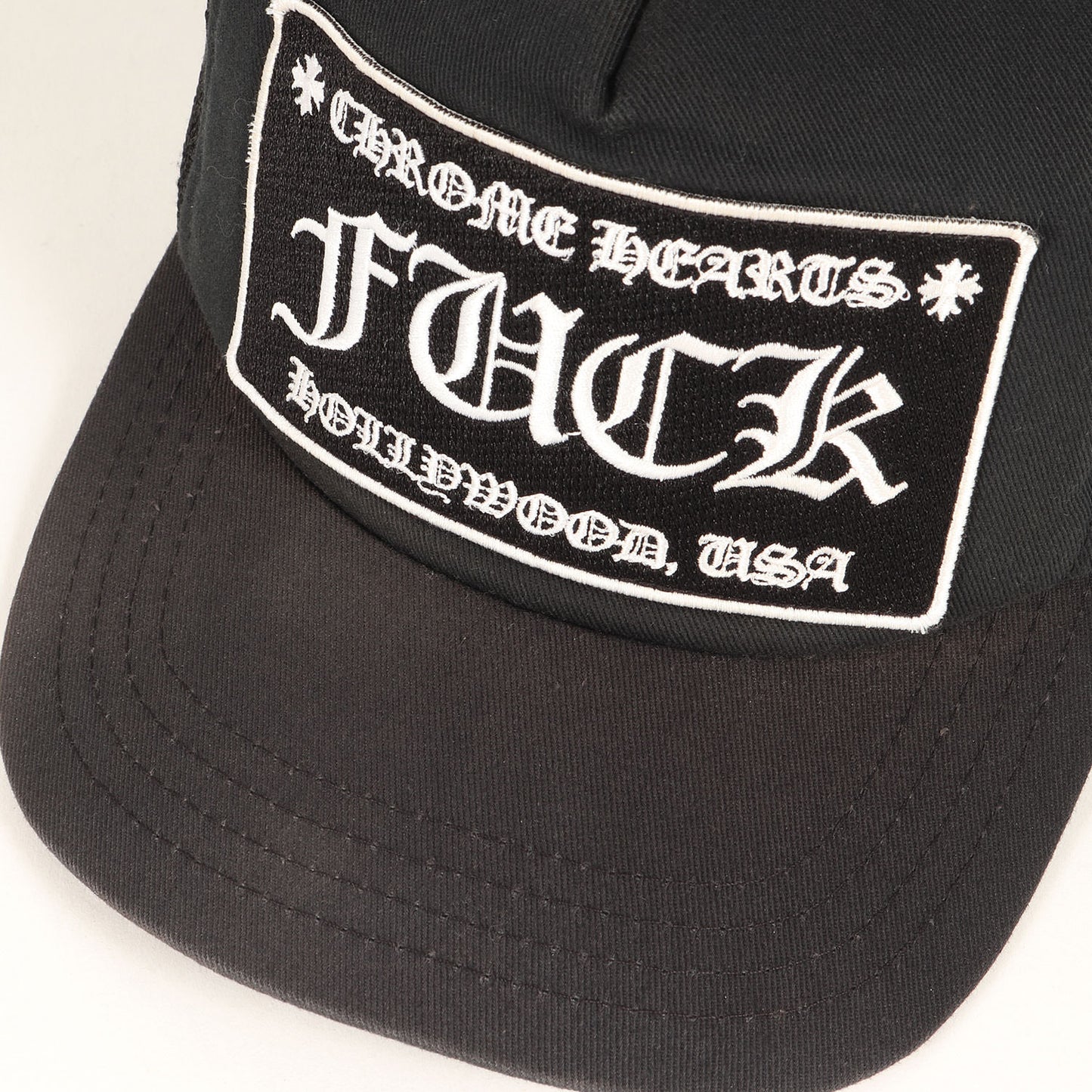 NEW FUCKワッペン トラッカーメッシュキャップ