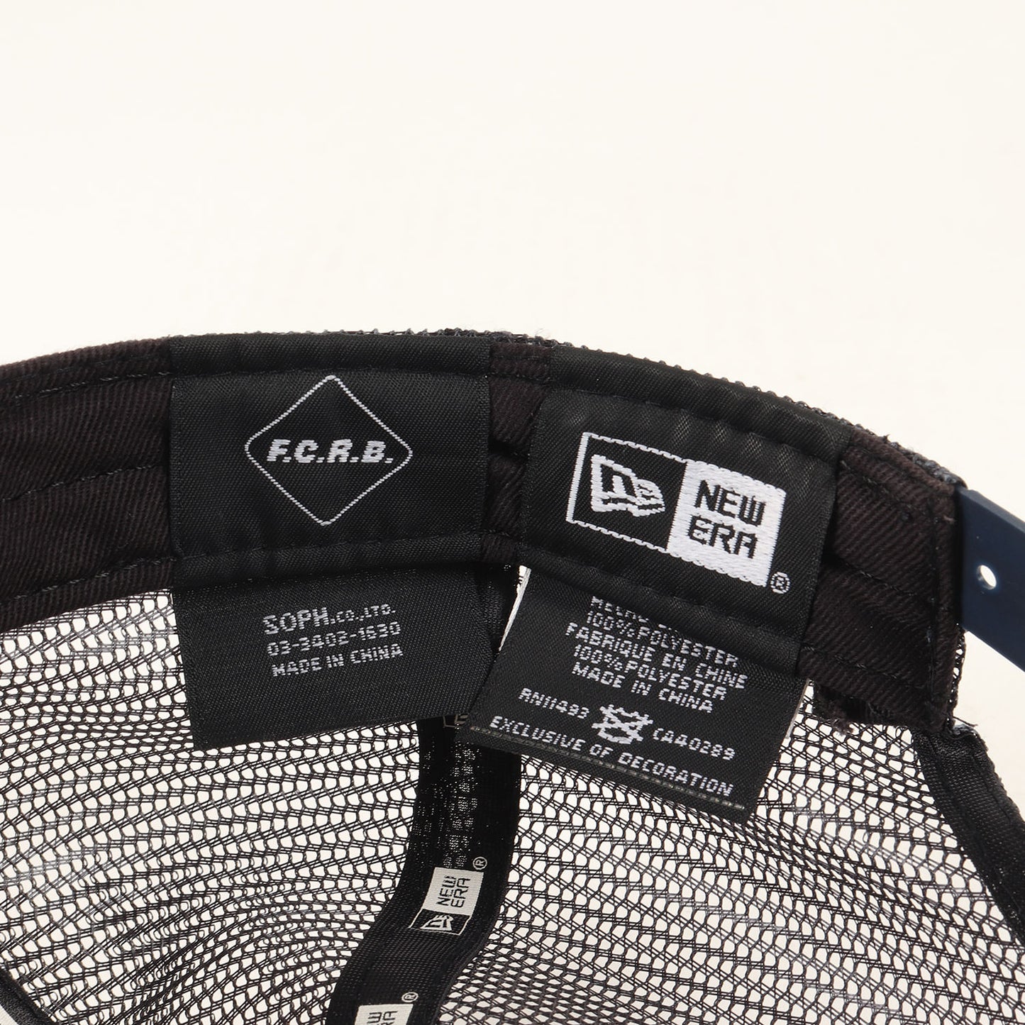 ×NEW ERA エンブレムロゴ メッシュキャップ(EMBLEM MESH CAP)