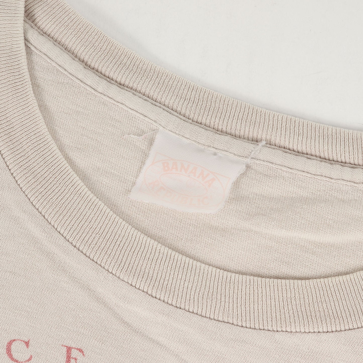 80s 地球プリント ロングスリーブ Tシャツ