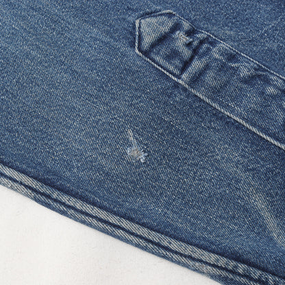 [USA製 雰囲気抜群] 80s POLO COUNTRY 赤ポニー ボタンダウン デニムシャツ