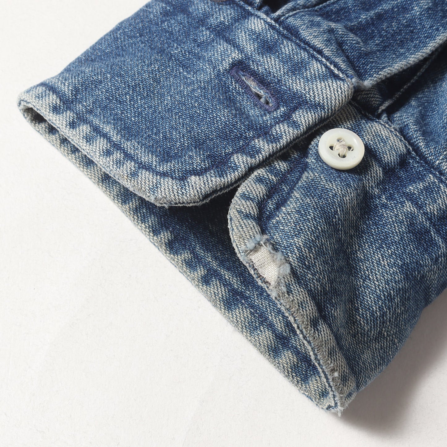 [USA製 雰囲気抜群] 80s POLO COUNTRY 赤ポニー ボタンダウン デニムシャツ