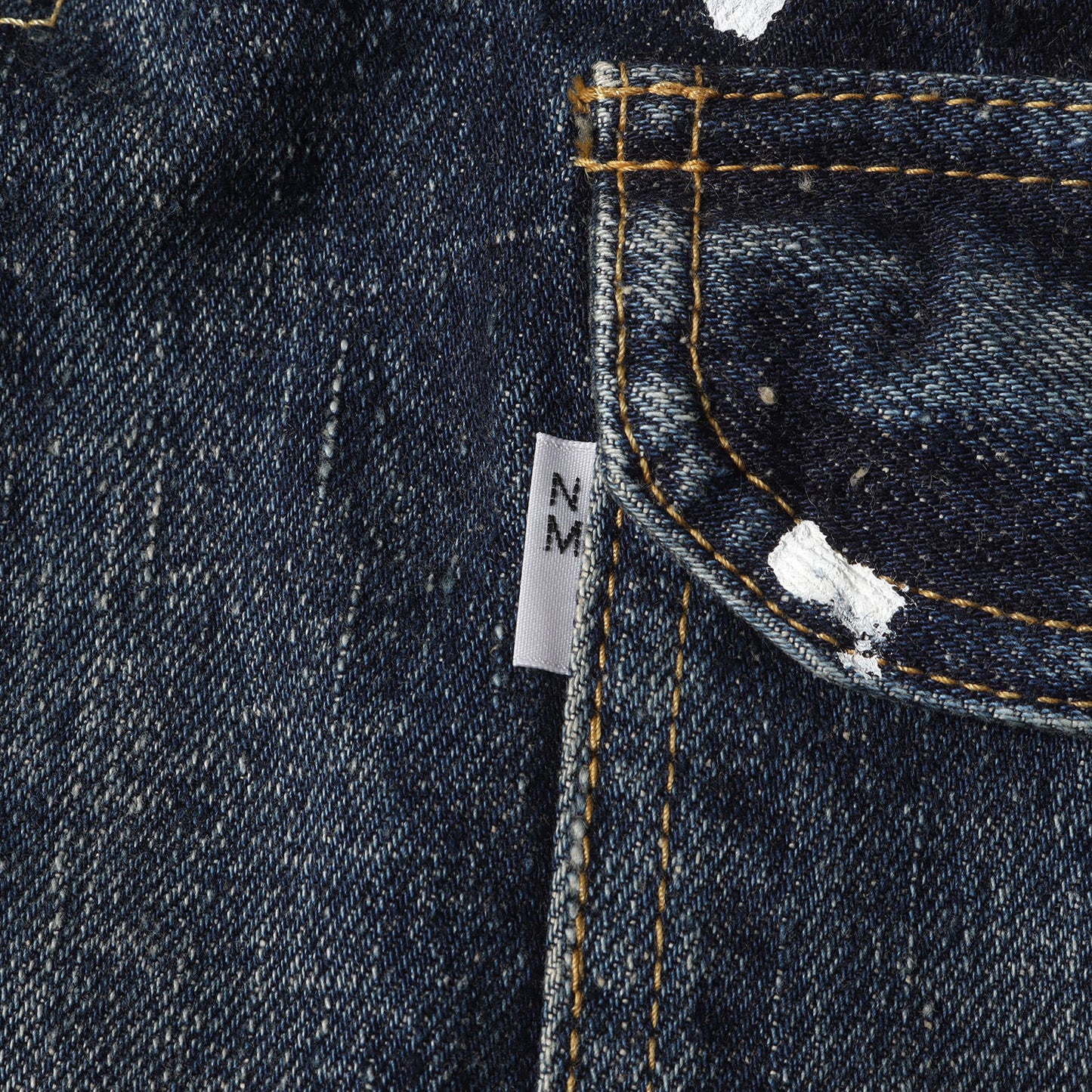 24AW ×KAPTAIN SUNSHINE ヴィンテージ加工 Tバック 1st デニムジャケット(Denim T-BACK Jacket)