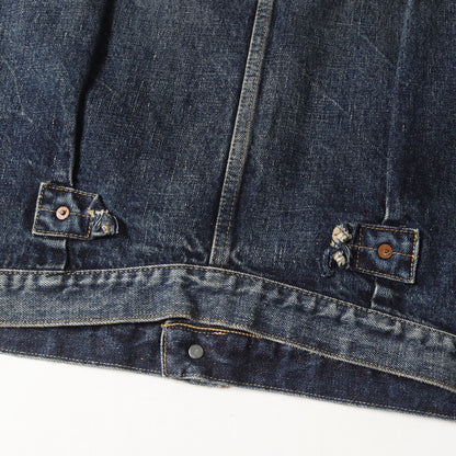 24AW ×KAPTAIN SUNSHINE ヴィンテージ加工 Tバック 1st デニムジャケット(Denim T-BACK Jacket)