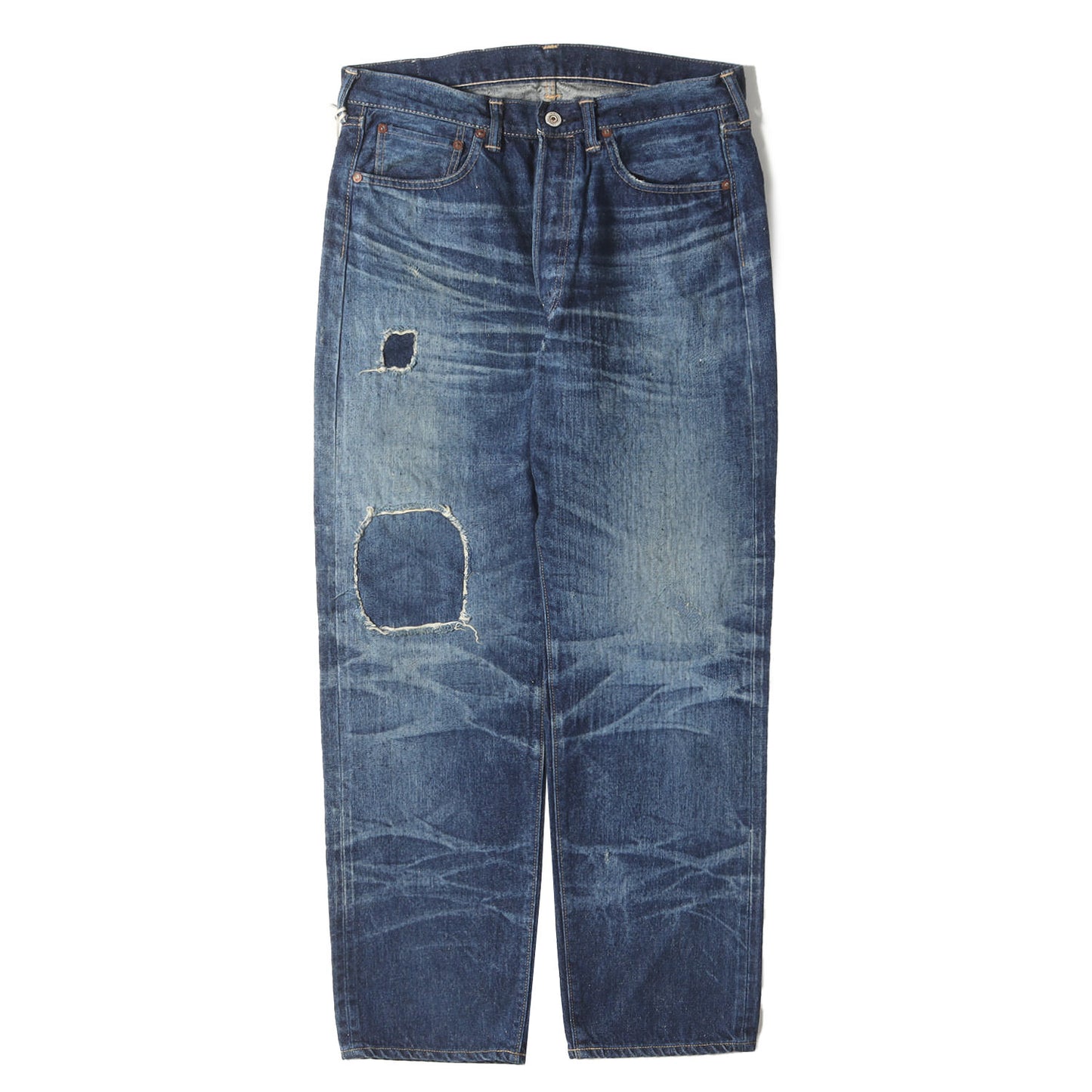 ダメージリペア加工 デニムパンツ(#033 LV 60'S JEANS)
