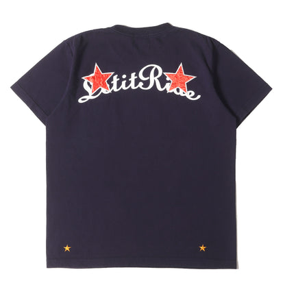 ×LET IT RIDE スターパッチ ポケット Tシャツ