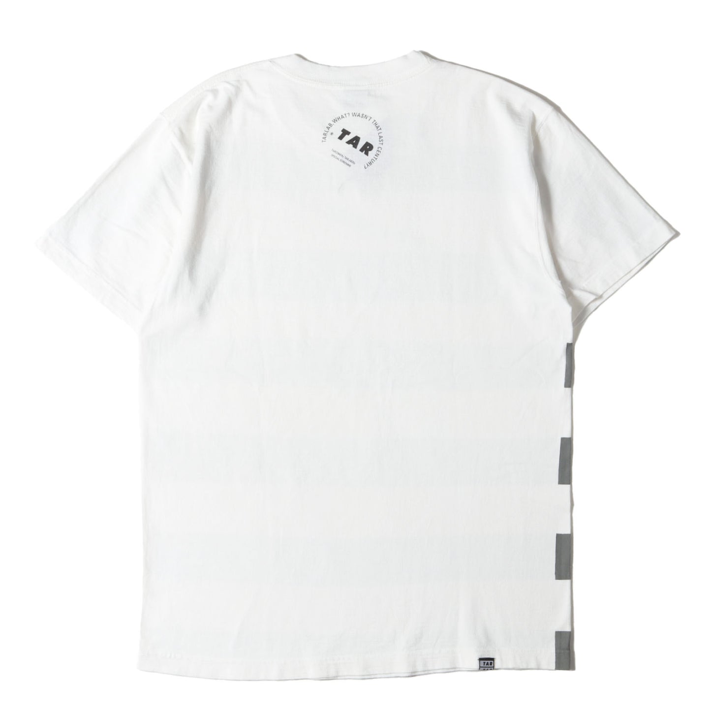 ボーダー オーバープリント Tシャツ