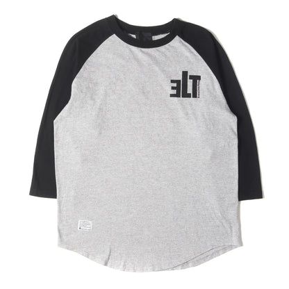 ELT ロゴプリント 7分袖 ラグラン Tシャツ