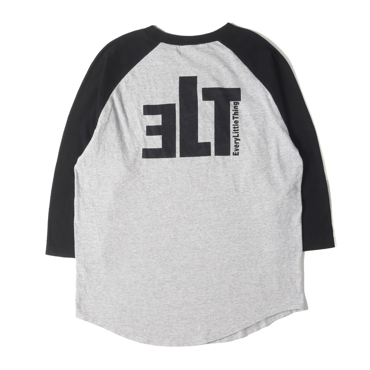 ELT ロゴプリント 7分袖 ラグラン Tシャツ