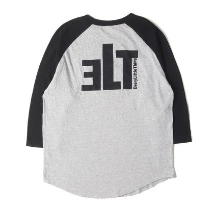 ELT ロゴプリント 7分袖 ラグラン Tシャツ
