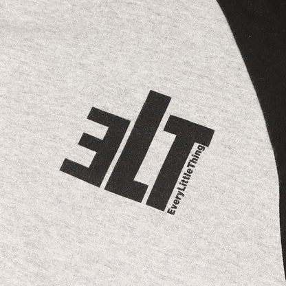 ELT ロゴプリント 7分袖 ラグラン Tシャツ