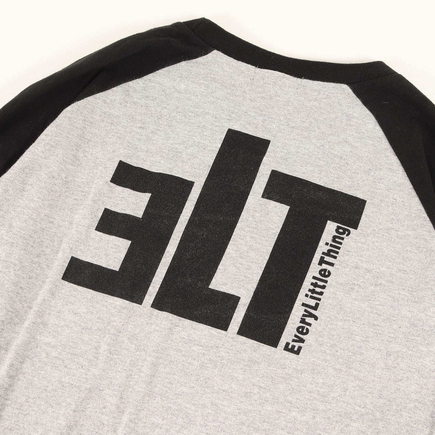 ELT ロゴプリント 7分袖 ラグラン Tシャツ
