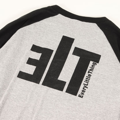 ELT ロゴプリント 7分袖 ラグラン Tシャツ