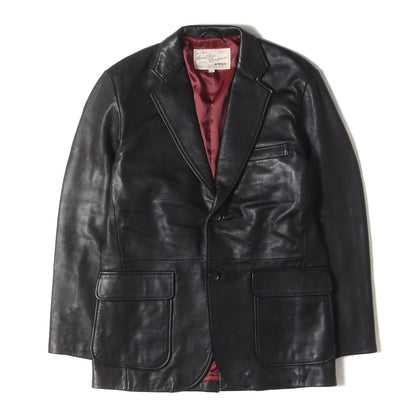 シープスキンレザー 2つボタン テーラードジャケット (SHEEP 2BUTTON TAILOERD JACKET)