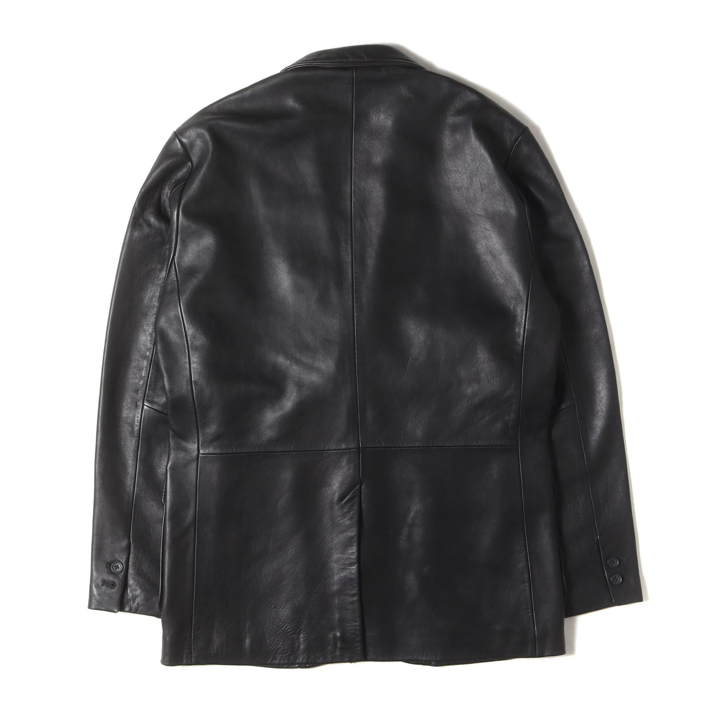 シープスキンレザー 2つボタン テーラードジャケット (SHEEP 2BUTTON TAILOERD JACKET)