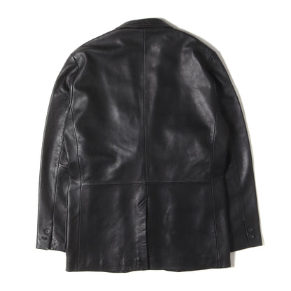 シープスキンレザー 2つボタン テーラードジャケット (SHEEP 2BUTTON TAILOERD JACKET)