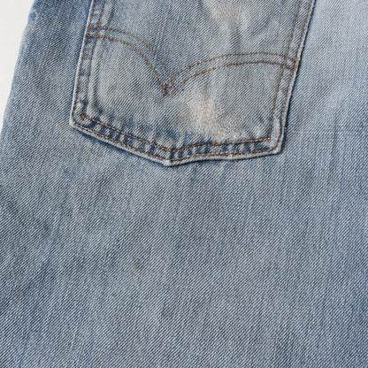 70s 646-0217 Big E ベルボトム デニムパンツ / ボタン裏刻印6