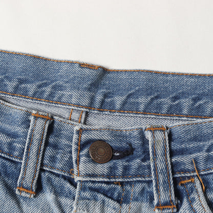 70s 646-0217 Big E ベルボトム デニムパンツ / ボタン裏刻印6