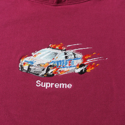 パトカー刺繍 スウェットパーカー(Cop Car Hooded Sweatshirt)