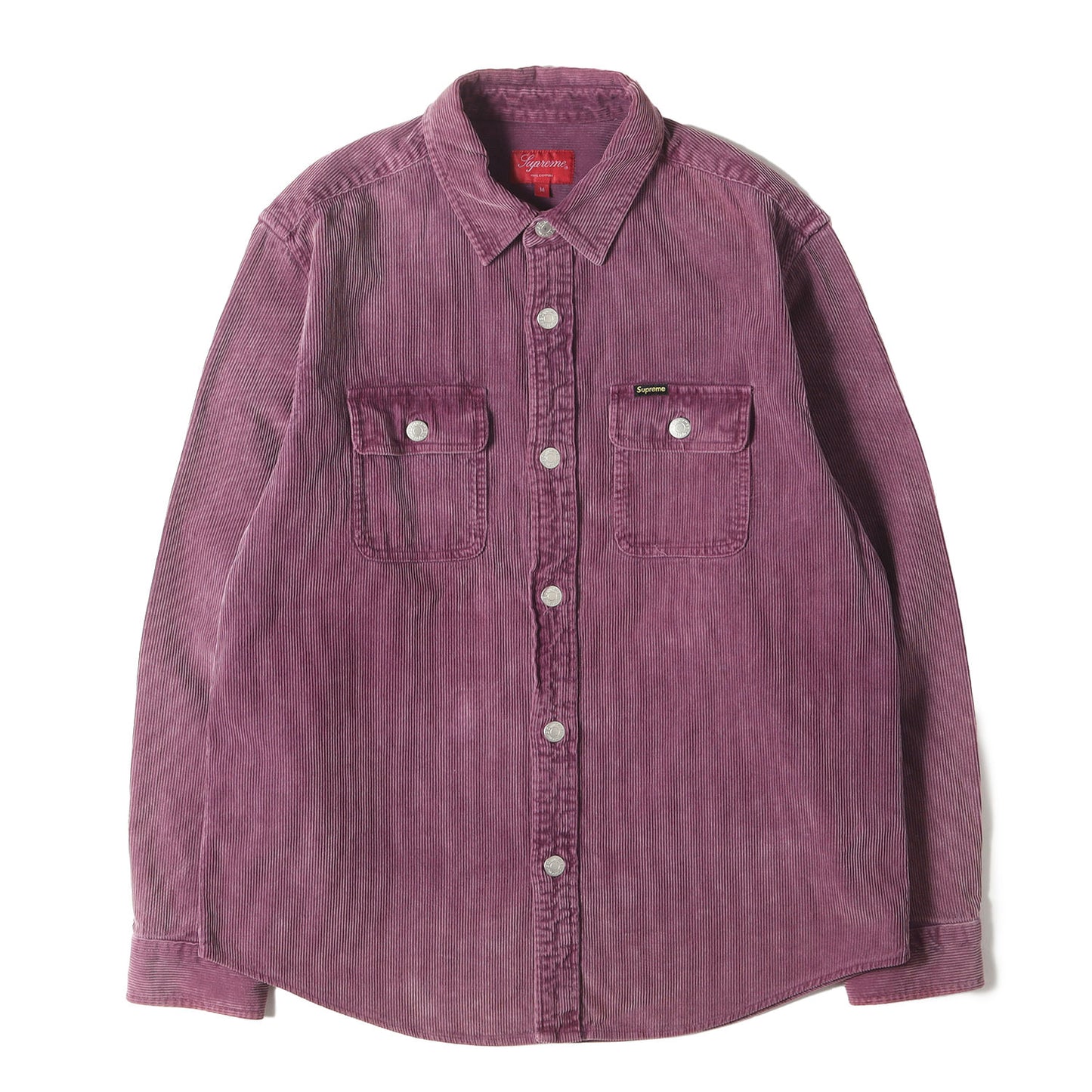 21SS ウォッシュ加工 コーデュロイ ワークシャツ(Washed Corduroy Shirt)