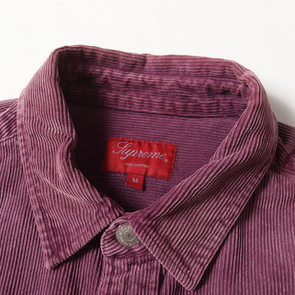 21SS ウォッシュ加工 コーデュロイ ワークシャツ(Washed Corduroy Shirt)